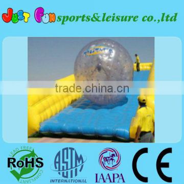 inflatable pvc ramp zorb ball