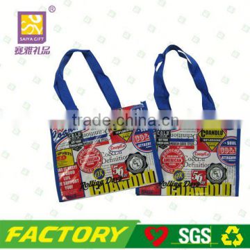 Cheapest white purple non-woven bag