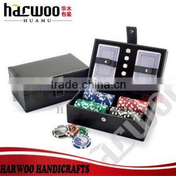 Handmade leather Poker box for sale