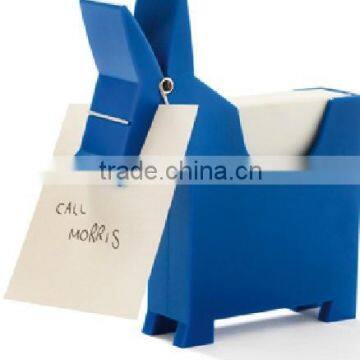 Pony Desktop Memo Note Holder Stand Office Gift With Pen Clip,Bk4111 photo-3