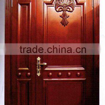 Luxury Villa Front Entry Teak Door Designs With Side Lite DJ-S8701MSO