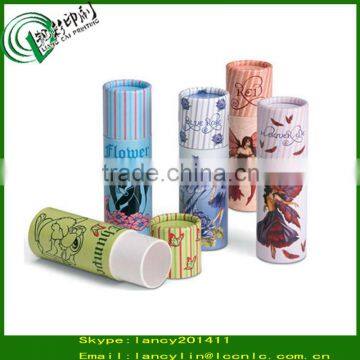 Delicate cartoon toy box packahing, round paper cartoon box for toy