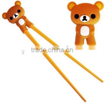 cartoon design learning silicone chopsticks