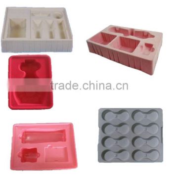 electronics molded plastic blister vacuum tray packaging