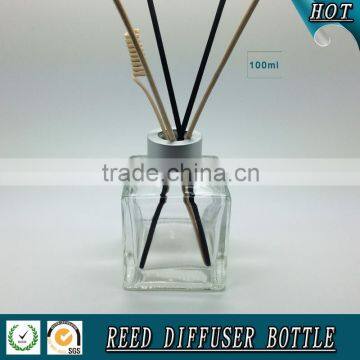 100ML empty square reed diffuser glass bottle