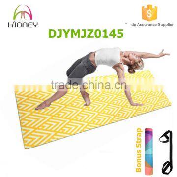 Premium Yoga Mats - Printed Design Exercise Mat + Carrying Strap