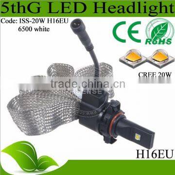 China auto parts unique design cooling copper fanless led headlamp automotive headlight