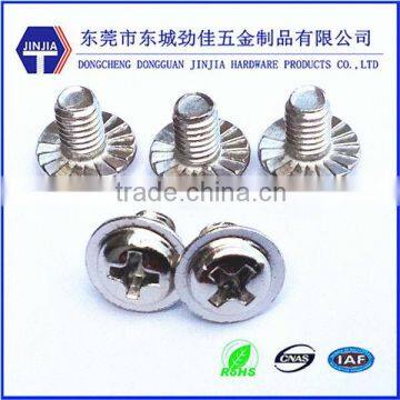 stainless steel washer head screws