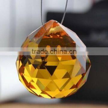 colorful crystal glass chandelier balls accessories