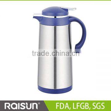 2014 high vacuum hot sell double wall stainless steel color kettle 1200ML 1500ML 1800ML