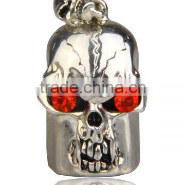 Custom Metal Skull Usb Flash Drive With Necklace