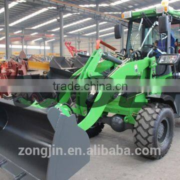 Wolf 1.6t agricultural tires loader Xinchai 498 Euro 3 engine loader compact loader