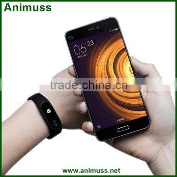 2016 New Premium OLED Screen Original Xiaomi Mi Band 2 Smart Wristband Heart Rate Fitness Bracelet Support Whatsapp Facebook Quality Choice photo-3