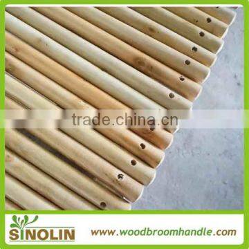 Varnishing Wood Broom Stick