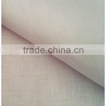 Good quality in China100% linen yarn dyed woven fabric for shirting