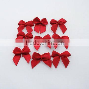 100%polyester mini ribbon bow for garment