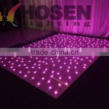 star light up starlit led colorful dance floor /RGB 3in1 Starlit color LED Dance Floor