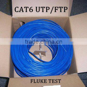 Frankever 23awg/24awg 1000FT UTP cat6 lan cable Made in China