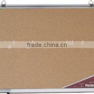 decorative cork bulletin board with aluminium frame push pin board natural BW-V1#