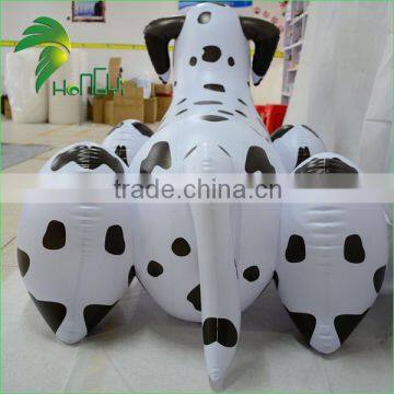Lovely White Bounce Soft Pool Kid Toy Inflatable Spotted Dog Cartoon Design photo-4