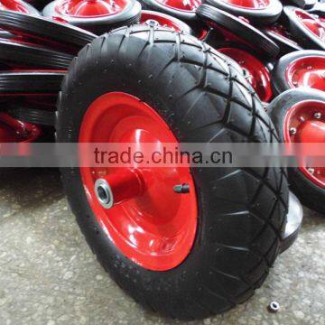 small metal cart wheels for wheelbarrow,cart and trolley