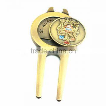 SM-LA007 custom action ball marker golf divot tool