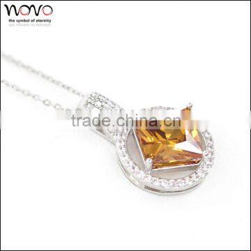 2016 fashion new modern chinese latest pendant design real pure jewelry necklaces