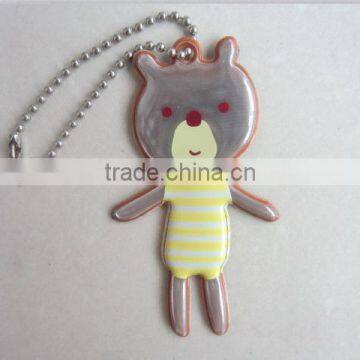 Promotional Gift Reflective PVC Keychain photo-2