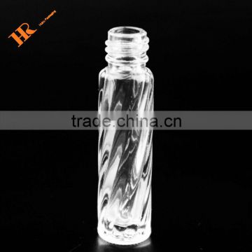 Cylinder Twisted Shape Small Nail Polish Bottle Empty Nail Polish Bottle