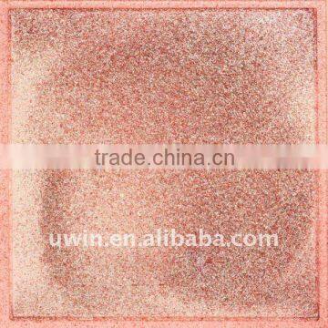 600*600mm pink glitter shiny tile,decorative floor tile