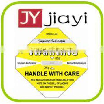 Cheap Shockwatch Label For Transport Impact Indicator Sticker Sensor Label Customize