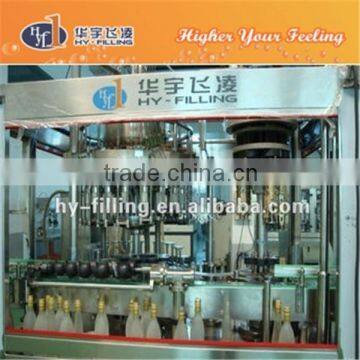 Glass bottle wine filling machine