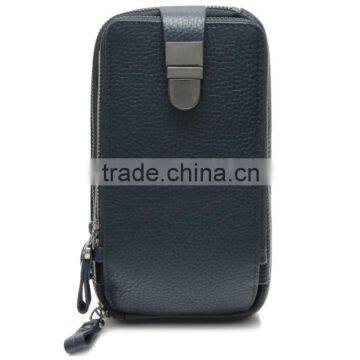 CSB262-002 Multifunction hot sell fashion camera bag men genuine leather clutch bags with cellphone pocket