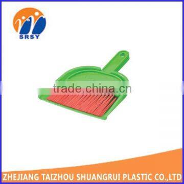 plastic dustpan with handle garbage container WITH BROOM SWEEPER