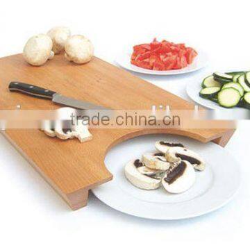 Large Chopping Board and Plate Cutting Serving Universal Collect Tray. Smart Kitchen Bamboo cutting board