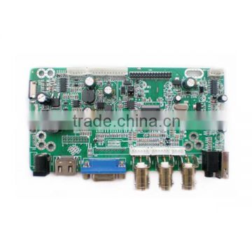 VGA+HDMI+2AV(IN)+1AV(OUT)+USB input LCD Driver board