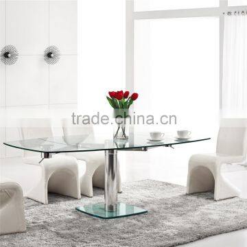 Extendable Glass Dining Table L865A Home Furniture For Dining Room