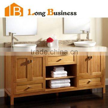 LB-DD2033 Hot sales China manufacturer bathroom cabinet double sink