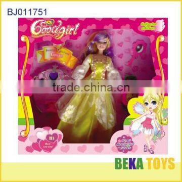 happy lovely roca princess doll with little kelly cute dolls