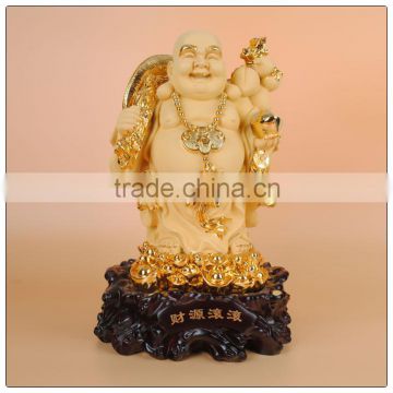 54cm size chinese lucky buddha happy buddha ,jade buddha statue different color can choose