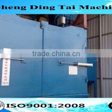 Dish head sand blasting equipment