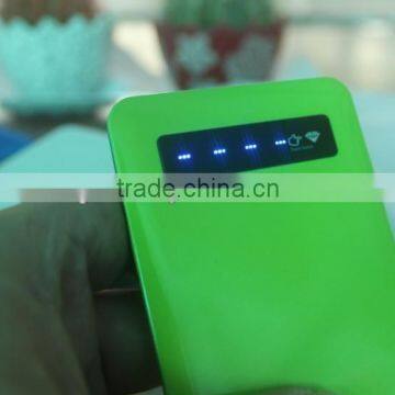 china manufacture 4000mah mobile portable power bank LED touch screen diplay