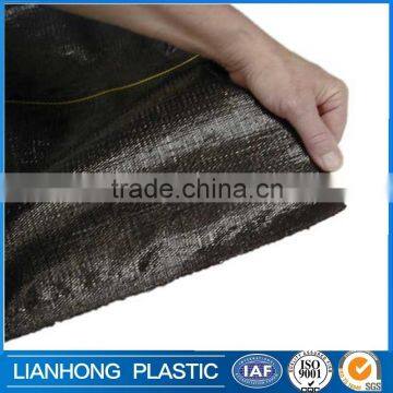 3.2oz Heavy Duty 6.5ft Wide Weed Barrier Fabric Panel, Garden Fabric 3.2 Oz/sq.yd, Woven Weed Control Landscape Fabric Sheeting photo-5