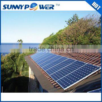 220V/380V 5kw SunnyPower blue off grid solar system with battery