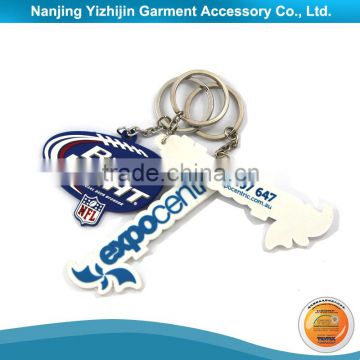 New Year Decoration PVC Football Key Chain