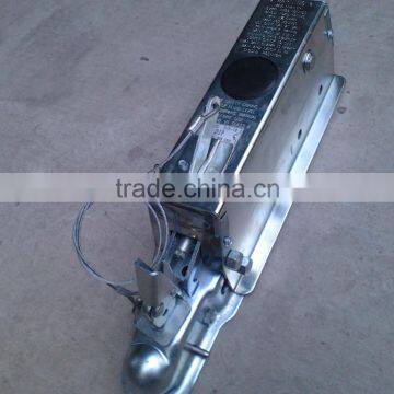 Hydraulic surge brake actuator coupler with 12500lbs