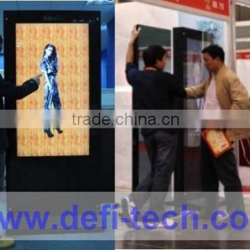 smart touch screen touch advertising monitor,1080p high-definition broadcast