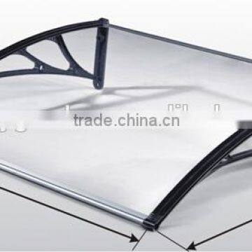 Fixed PC awning door awning
