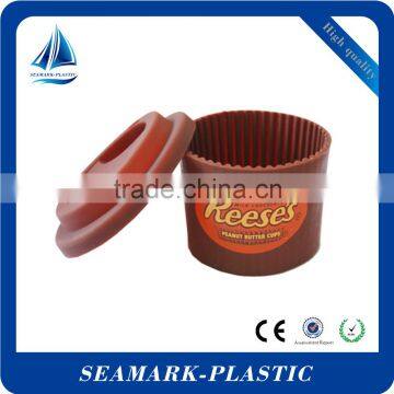 2016 Promotional wholesale ceramic travel coffee mug silicon lid