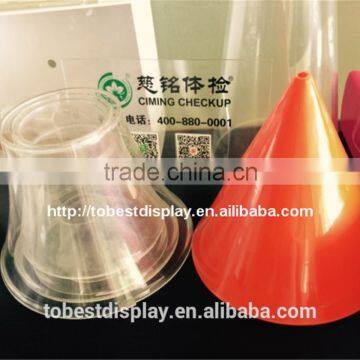 Acrylic cone, plastic cone shape, plexiglass cone